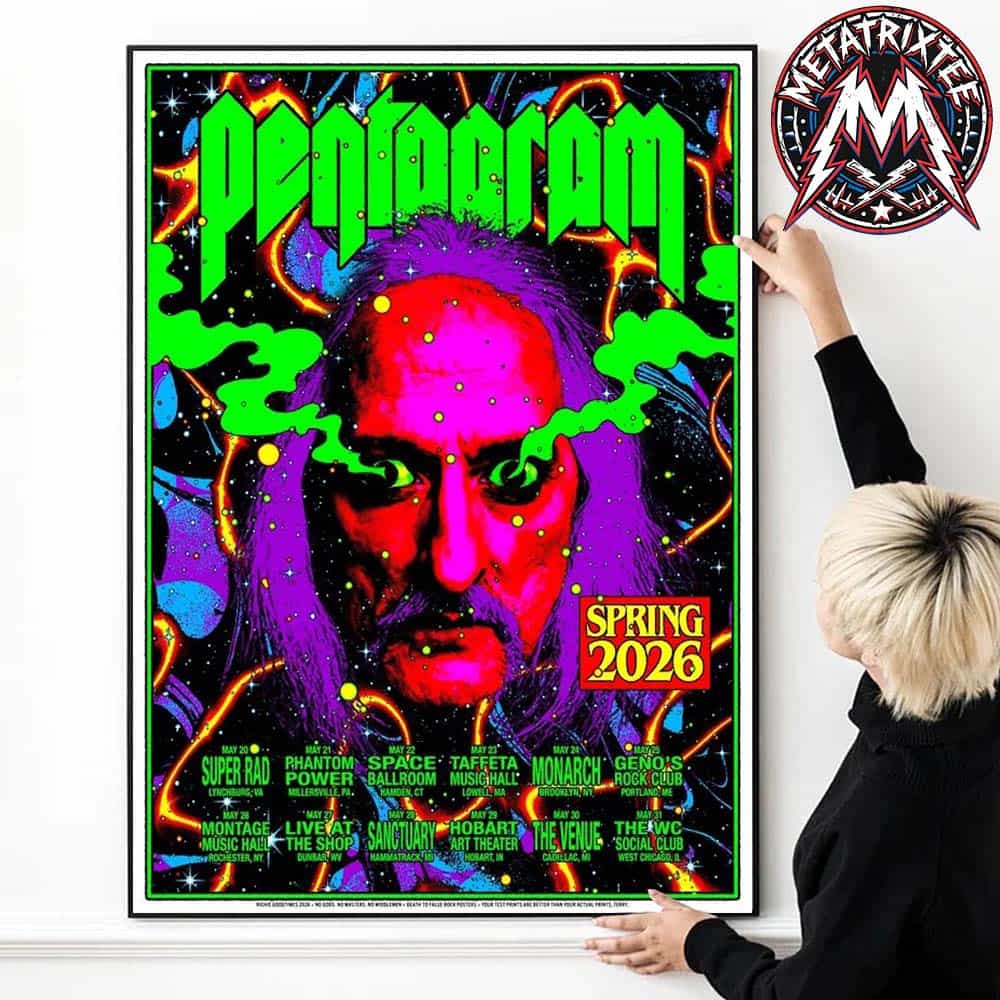 Pentagram 2026 tour poster